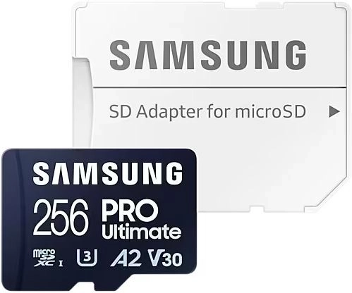 Samsung microSD PRO Ultimate 256 GB + adattatore SD
