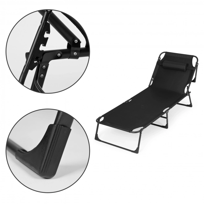 Fishing Lounger with Pillow