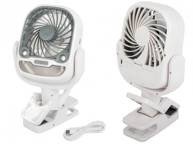 Ventilateur de bureau USB avec éclairage RGB et humidificateur 2-en-1