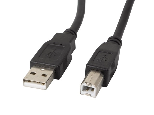 Usb 2.0 cable am-bm 1.8m black