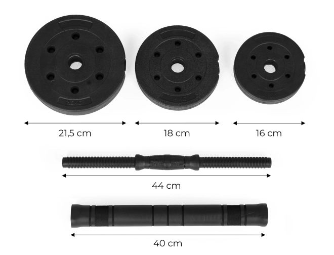 Adjustable Dumbbell and Barbell Set 20 kg
