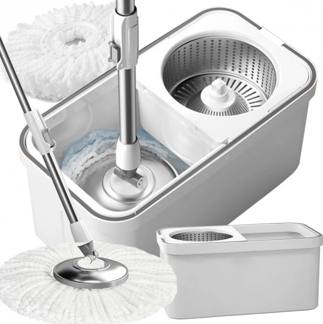 Roterende Mop 360 Spin Turbo met 2 Microvezel Pads