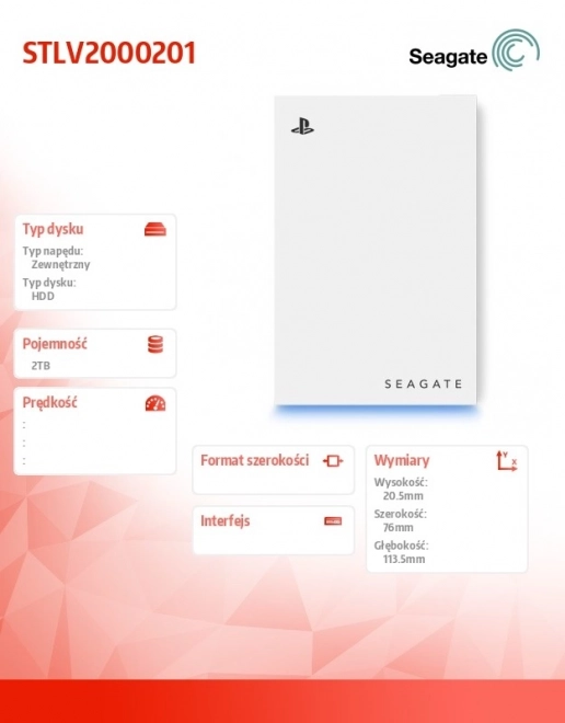 Game Drive for PS5 and PS4 - 2TB HDD