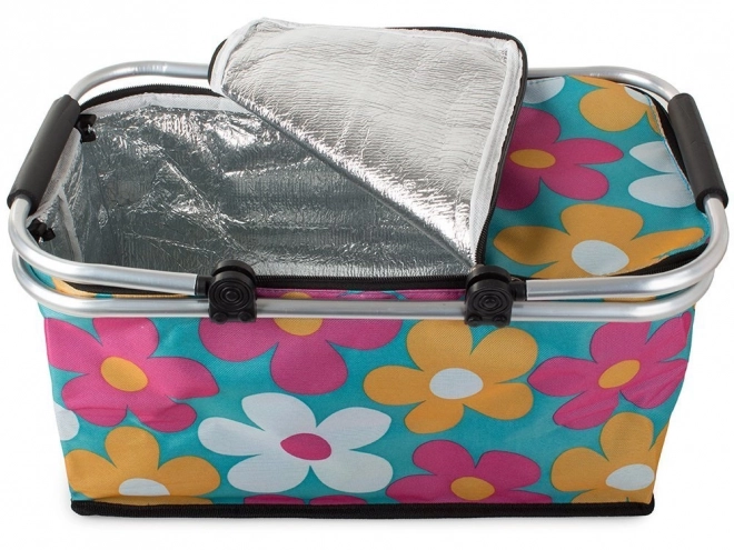 THERMAL PICNIC FOLDING BASKET BAG