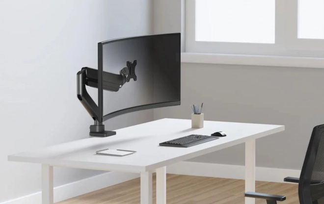 Fully Adjustable Desk Mount for Curved Ultrawide Screens