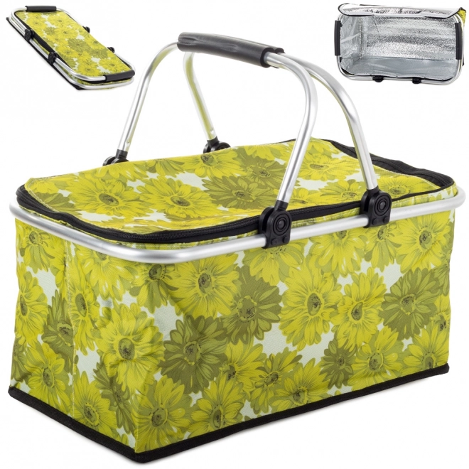 THERMAL PICNIC BASKET FOLDABLE BAG BASKET