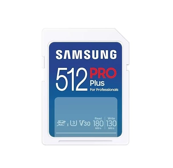 Samsung Pro Plus SD Card 512GB with Reader