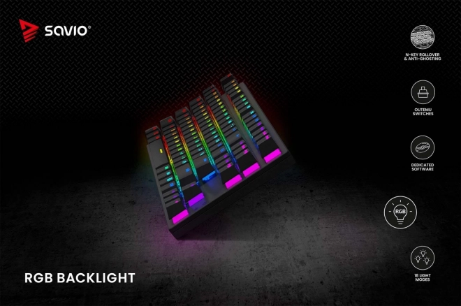 Savio Tempest X2 RGB Mechanical Keyboard Outemu Brown