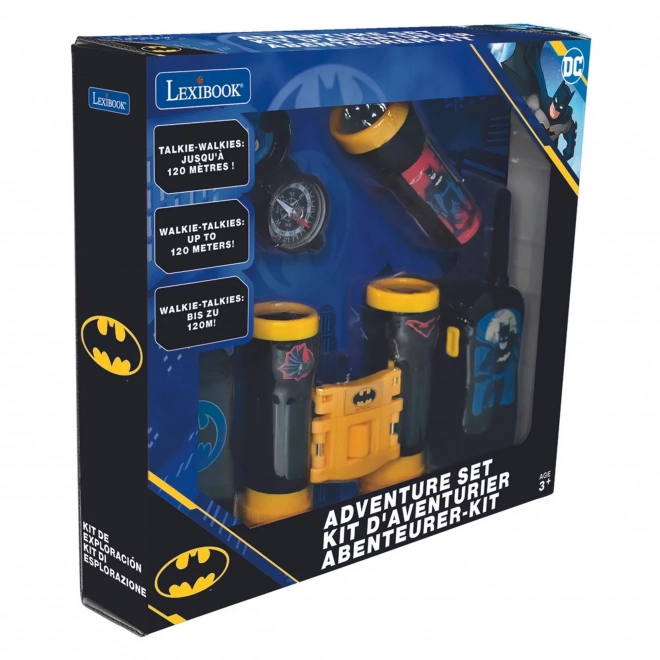 Avonturenset Batman met walkietalkies, verrekijker en kompas