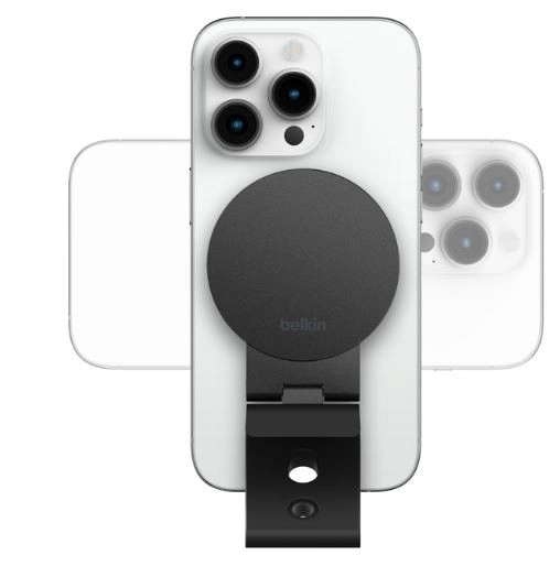 Magnetic iPhone Mount for Monitor Black