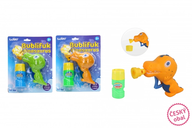 Dinosaur Bubble Blower – Orange