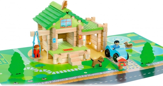 Easy assembly from solid wood