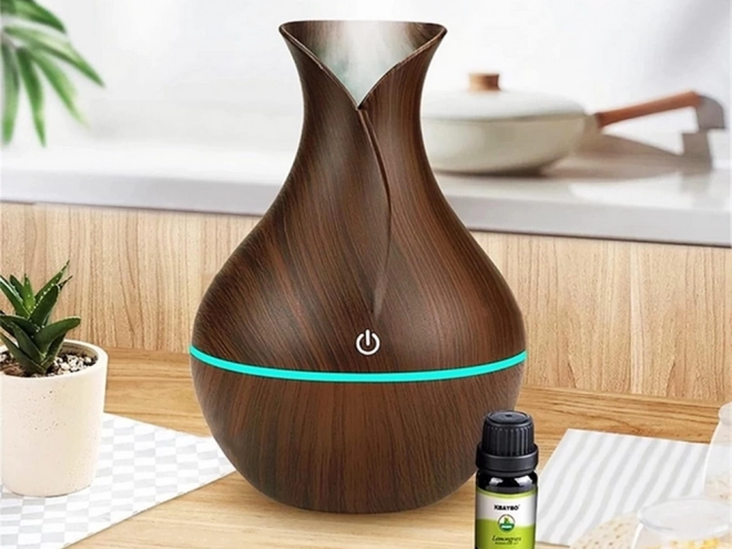 Diffusore di Aromi con Luce RGB e Alimentazione USB