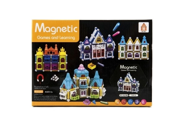 Bloc de construction magnétique - petite maison