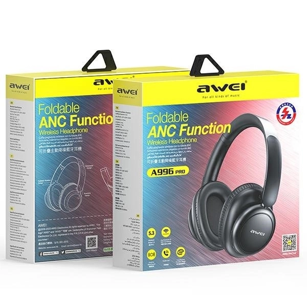 Bluetooth headphones with active noise cancellation