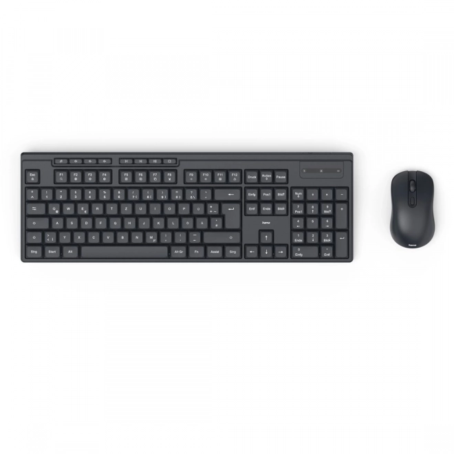 Wireless Keyboard and Mouse Hama WKM-200 Black