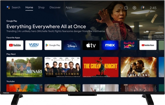 Telewizor LED 40" TOSHIBA z funkcjami smart