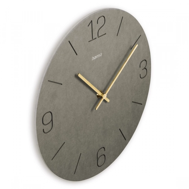 Wall clock MDF 30cm in anthracite