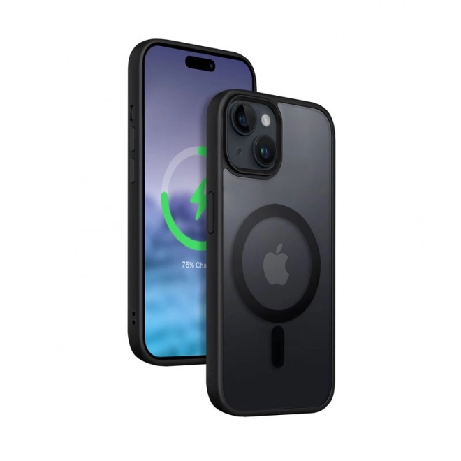 Hybrid Frost MagSafe Case for iPhone 15 - Black