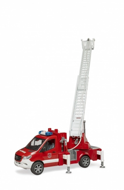 Camion dei pompieri Mercedes-Benz Sprinter con scala per bambini