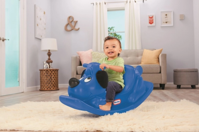 Little Tikes Rockin' Puppy Blue Rocker