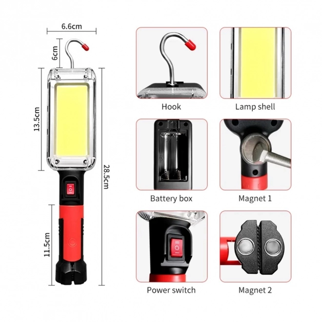 Versatile COB Led Workshop Lamp