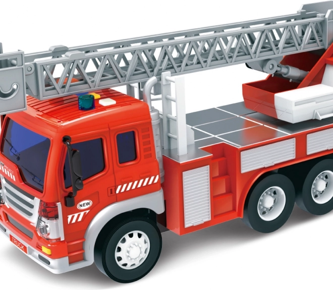 Auto hasičské se žebříkem a efekty 28 cm - český obal