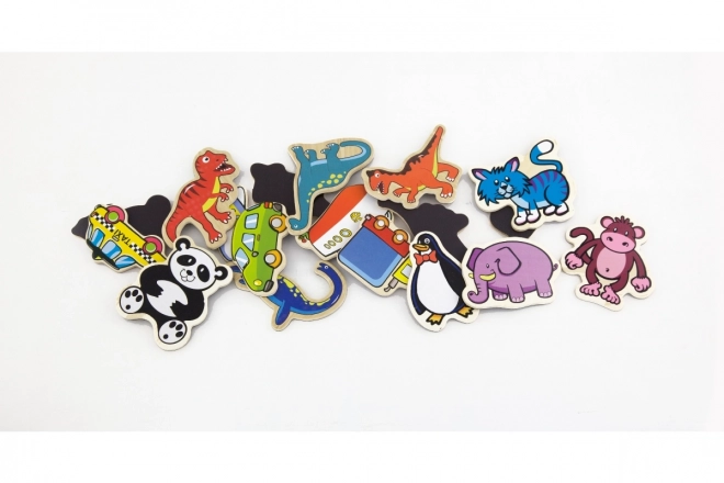 Wooden Animal Magnets