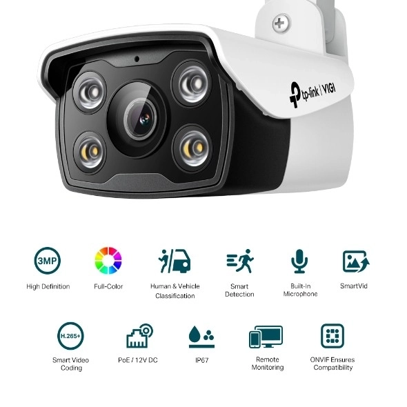Vigi C330 outdoor full color bullet network camera 3MP