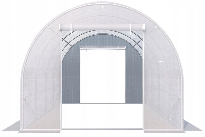 Garden Greenhouse Tunnel 3x2x2 m, Year-Round Use, Metal Frame, White Film