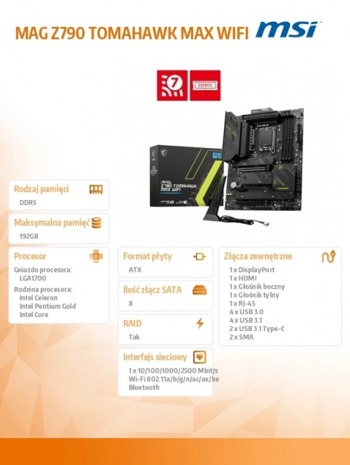 Scheda madre Mag Z790 Tomahawk Max Wi-Fi