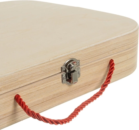 Sturdy wooden case for organization and travel