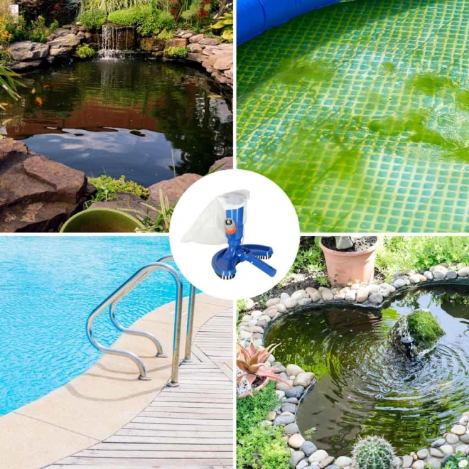 Pool Bottom Cleaning Set Pool Hoover with Reusable Bag