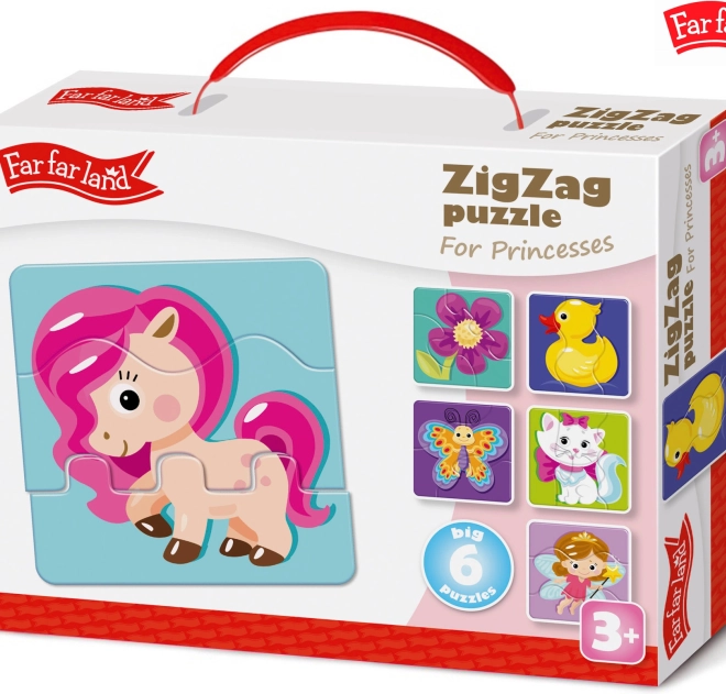 Puzzle ZigZag kis Hercegnőknek Far Far Land