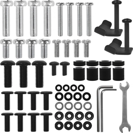 Set di montaggio completo in confezione