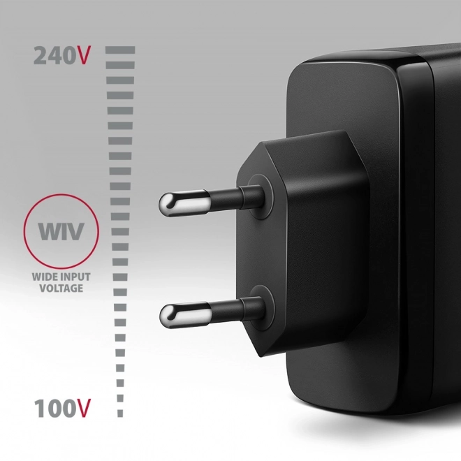 Axagon travel charger GaN 100W