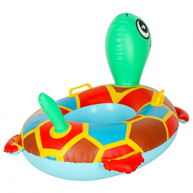 Inflatable Turtle Float with Seat for Babies