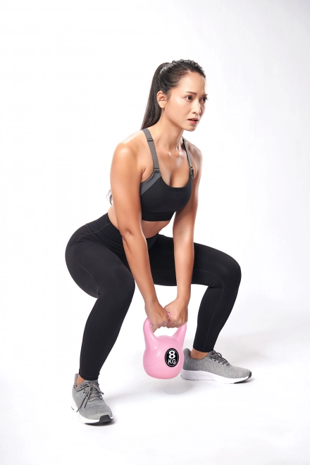 Kettlebell for exercise 8 kg pink ModernHome