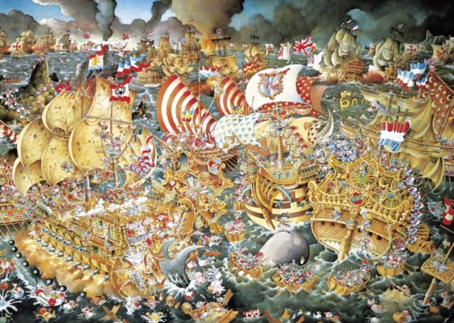 Puzzle Battle of Trafalgar 2000 Pieces by HEYE