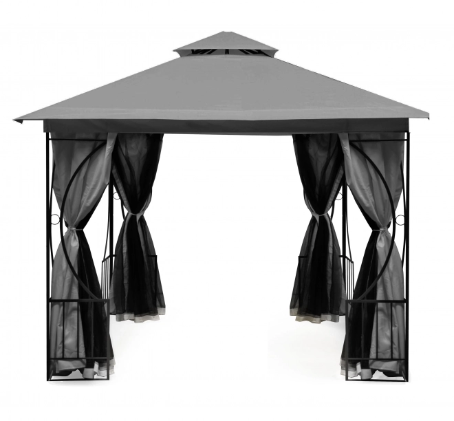 Garden Pavilion Tent 2-in-1 Walls Mosquito Net 3x3
