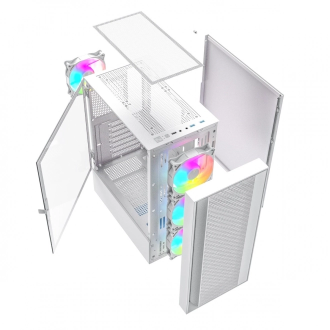 Midi Tower Gaming Case with ARGB Lighting