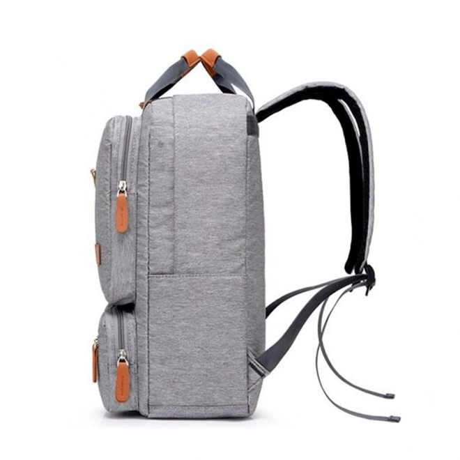 Zaino scolastico grigio chiaro