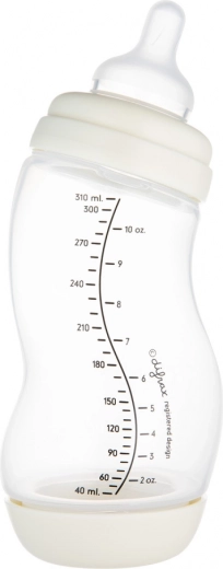 Ergonomický tvar S pre správnu polohu pri kŕmení