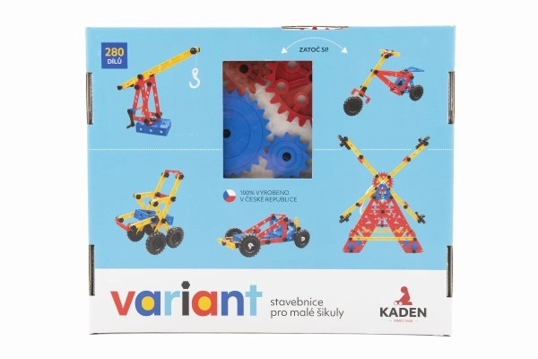 Construction Set Variant Plastic 280pcs in Box 33x28x8cm