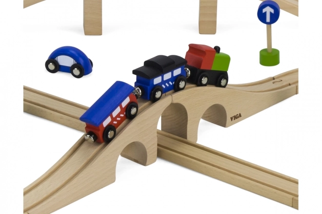 Wooden Train Set