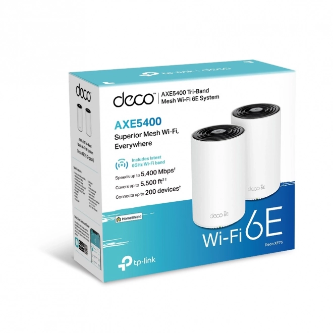 Router WiFi 6E AXE5400 Deco XE75 2-Pack