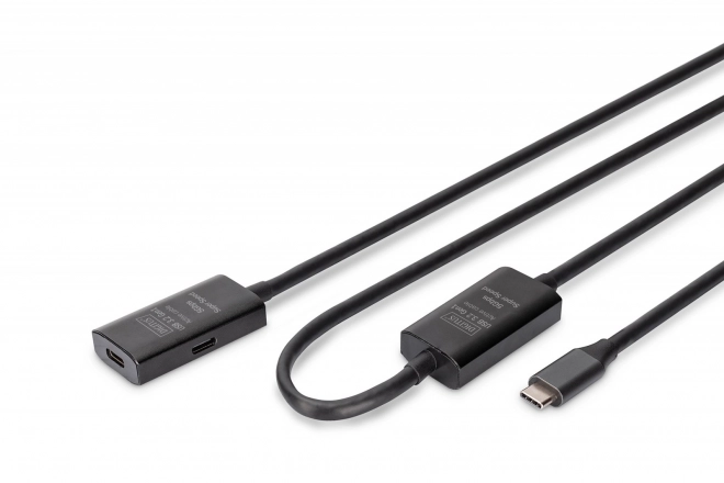 Active USB-C Extension Cable - USB-C, USB 3.2 Gen1, 10m
