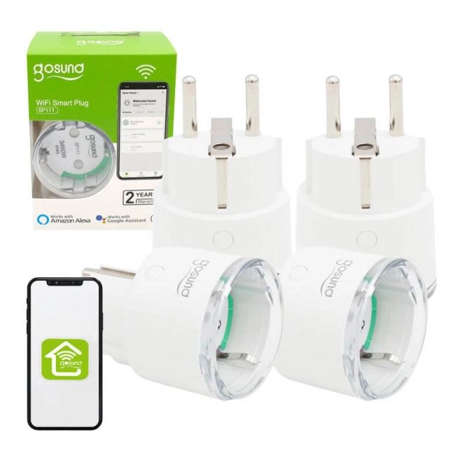 Smart WiFi Socket Gosund SP111 4-pack
