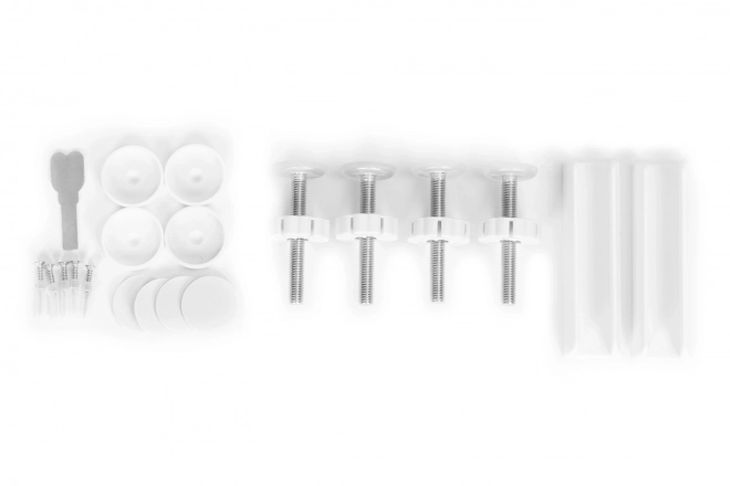 Adjustable White Safety Gate by ECOTOYS