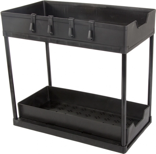 Due ripiani estraibili per un accesso rapido